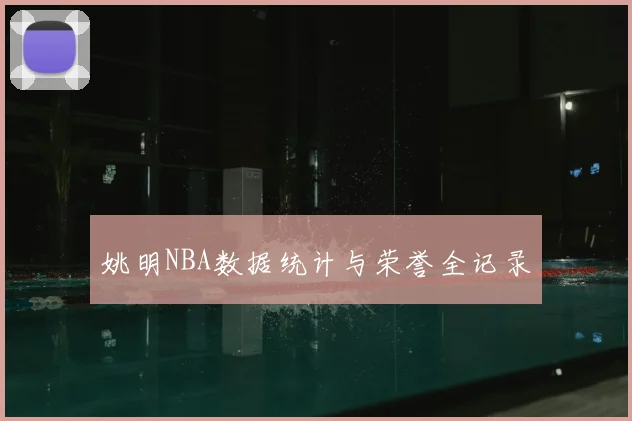 姚明NBA数据统计与荣誉全记录